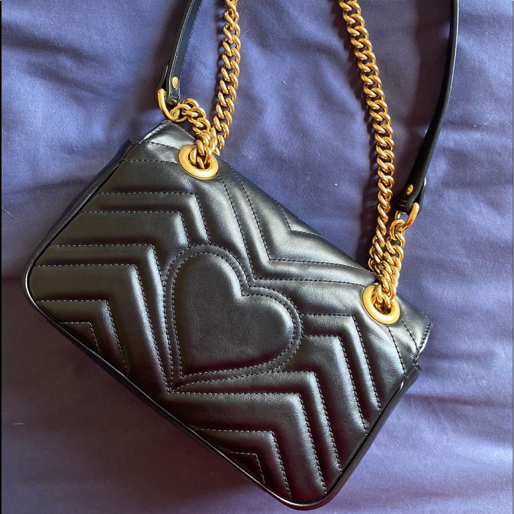 (SOLD TO A LOVELY BUYER) GG Marmont matelassé mini - Picture 6 of 10